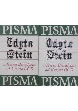 Pisma Edyta Stein tom 1 i 2