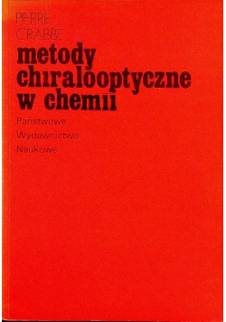 Metody chiralooptyczne w chemii