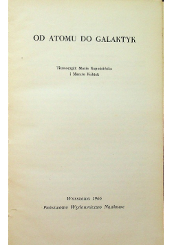 Od atomu do galaktyk