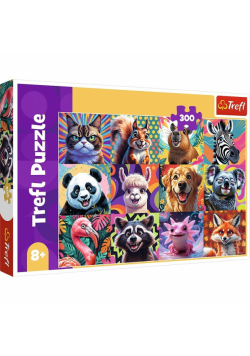 Puzzle 300 Zabawne portrety zwierząt 23030