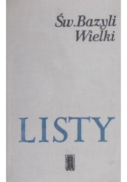 Święty Bazyli Wielki Listy