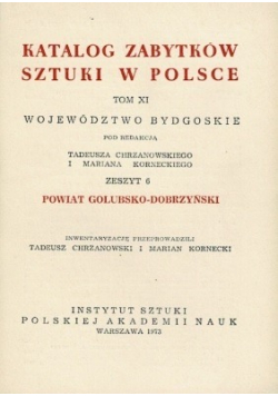 Katalog zabytków sztuki w Polsce Tom XI Zeszyt 6