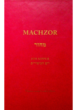 Machzor Jom Kippur