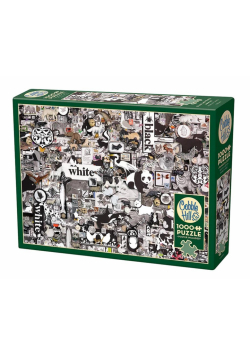 Puzzle 1000 Czarno-białe zwierzęta G3
