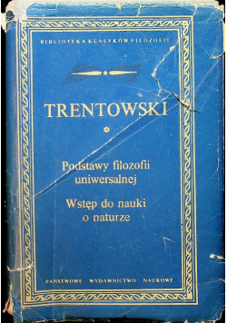 Podstawy filozofii uniwersalnej Wstęp do nauki o naturze