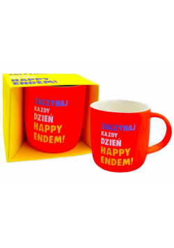 Kubek neonowy Happy end