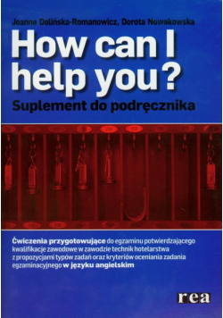 How can i help you Suplement do podręcznika. Technikum
