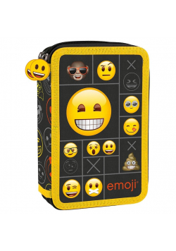 Piórnik z wyp. dwukomorowy Emoji 11 DERFORM