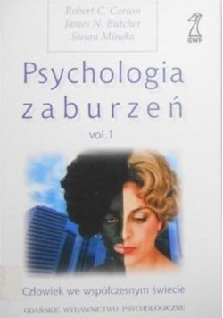 Psychologia zaburzeń Tom I
