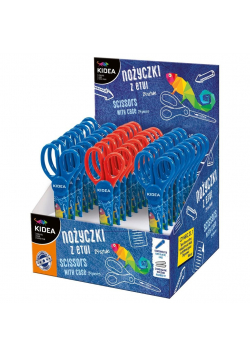 Nożyczki z etui (24szt) KIDEA