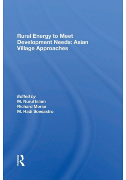 Rural Energy To Meet Development Needs