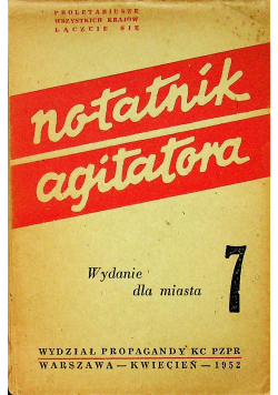 Notatnik agitatora 7