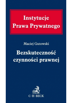 Bezskuteczność czynności prawnej