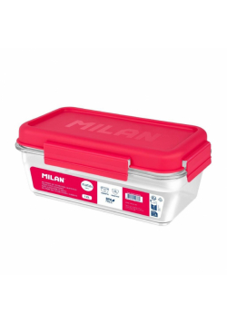 Pojemnik na lunch z tritanu 1,2L różowy MILAN