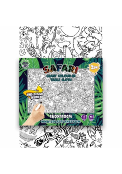 Obrusy do pomalowania Safari 2 sztuki