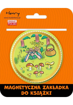 Zakładka magnetyczna kulka 2 grzyby