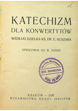 Katechizm dla Konwertytów 1928 r
