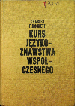 Kurs języko znawstwa współczesnego