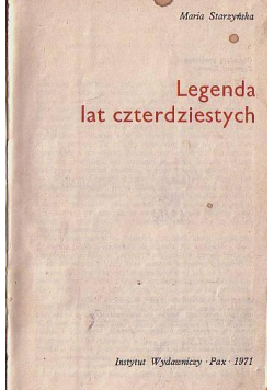 Legenda lat czterdziestych