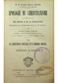 Apologie du christianisme VII 1894 r.