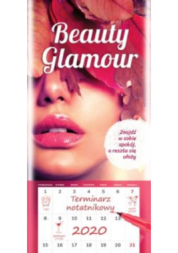 Kalendarz 2020 ścienny Notatnikowy Beauty Glamour