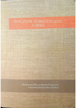 Rocznik Tomistyczny 5