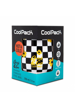 Kubek termiczny 355ml Coolpack Coffee Mug Chess Flow