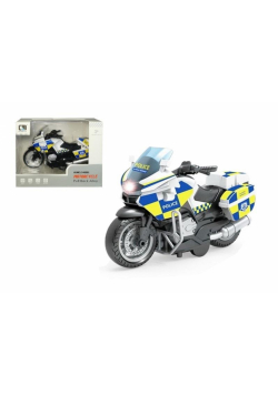 Pojazd motocykl policyjny ze światłem i dźwiękiem