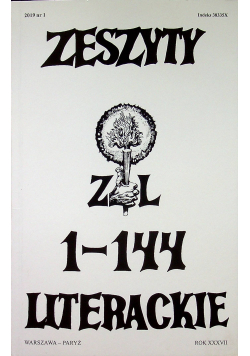 Zeszyty literackie 1- 144 NOWA