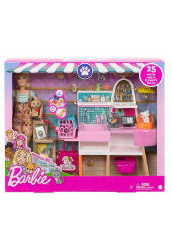 Barbie Zestaw sklepik-salon dla zwierzaków