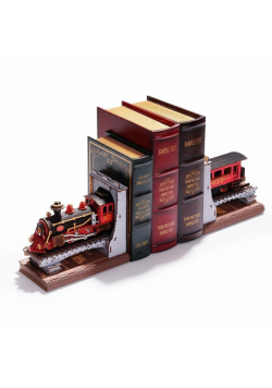 Składany drewniany Model Book Nook Pociąg Stulecia