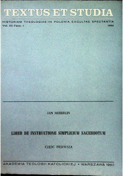 Liber de instructione simplium sacerdotum
