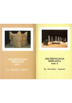 Archeologia biblijna 2 tomy