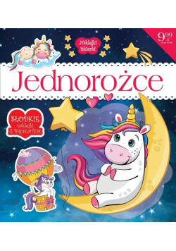 Naklejki iskierki z brokatem. Jednorożce