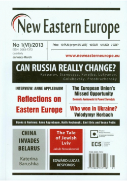 New Eastern Europe 1/2013