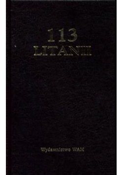113 Litanii okładka czarna