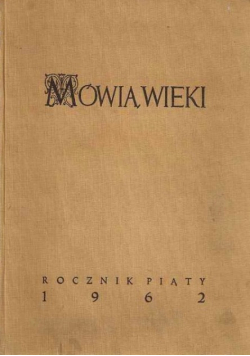 Mówią Wieki Rocznik Nr 1 do 12 / 62