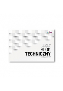 Blok techniczny biały A4/10K (10szt) STRIGO