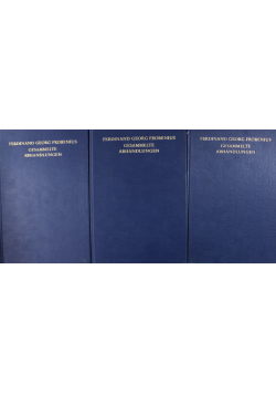 Gesammelte Abhandlungen 3 tomy