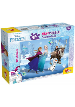 Puzzle dwustronne Maxi Kraina Lodu 24
