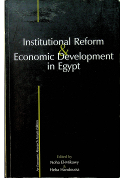 Institutional Reform and Economic Development in Egypt