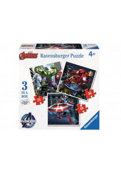 Puzzle 25/36/49 Avengers - Super drużyna