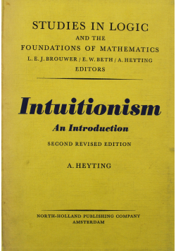 Intuitionism an Introduction