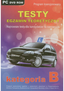 Testy Egzamin teoretyczny kategoria B
