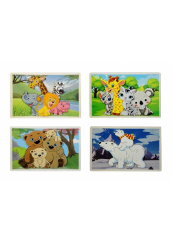 Puzzle drewniane MIX