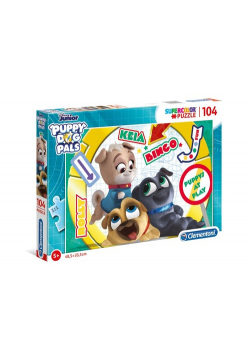 Puzzle 104 Supercolor Puppy Dog Pals