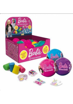 Ciastolina z tatuażem Barbie mix