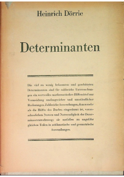 Determinanten