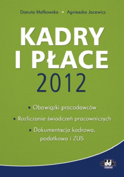 Kadry i płace 2012
