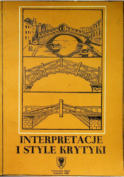 Interpretacje i style krytyki